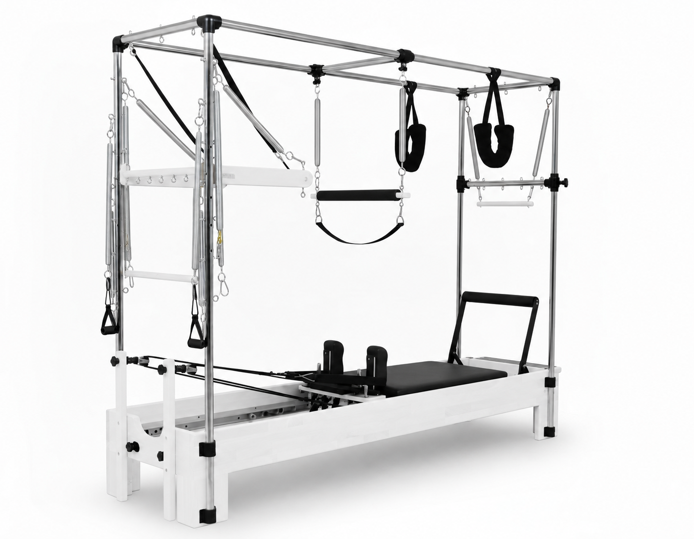 Norden Core Siyah Cadillac Reformer - Beyaz Deri