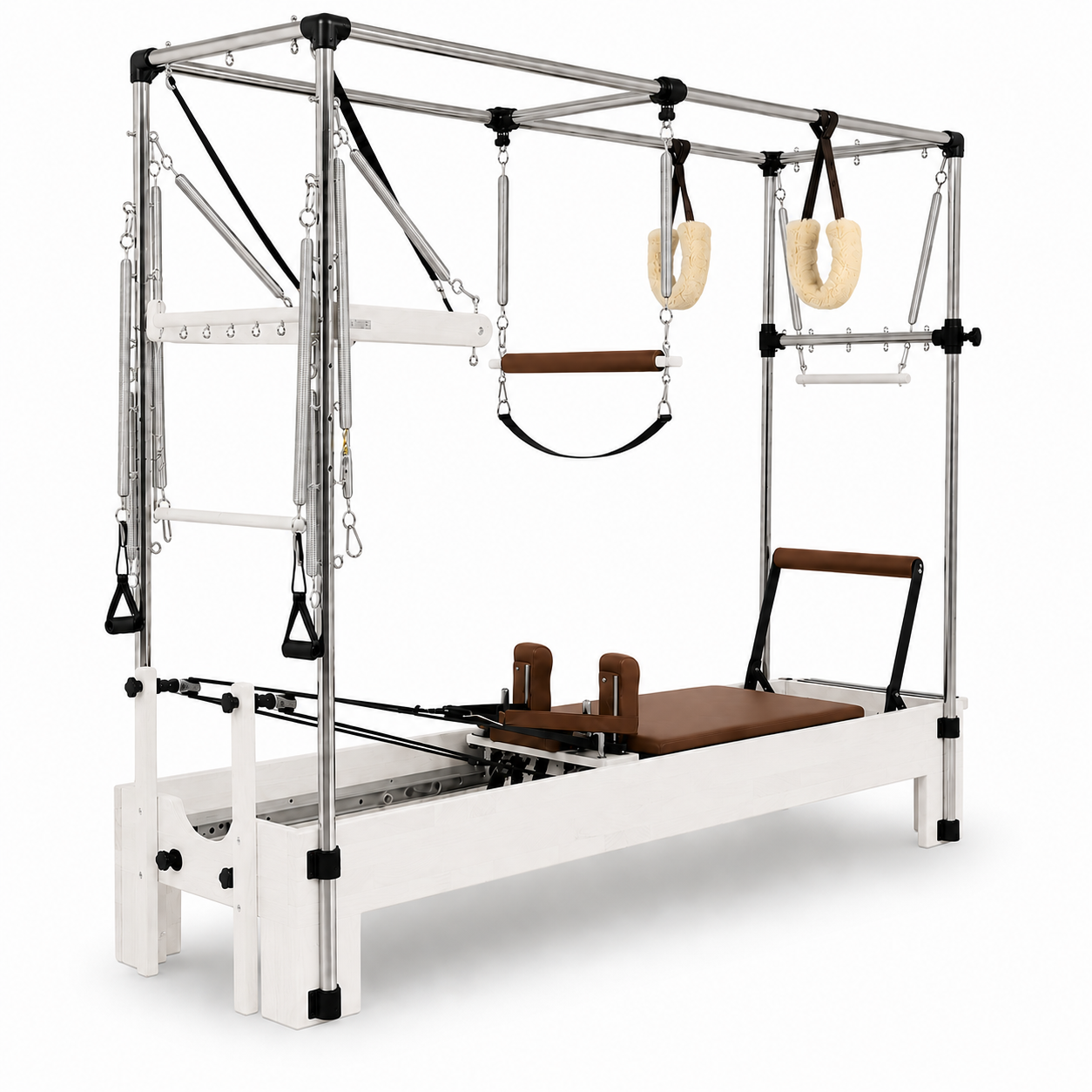 Norden Core Siyah Cadillac Reformer - Kahverengi Deri
