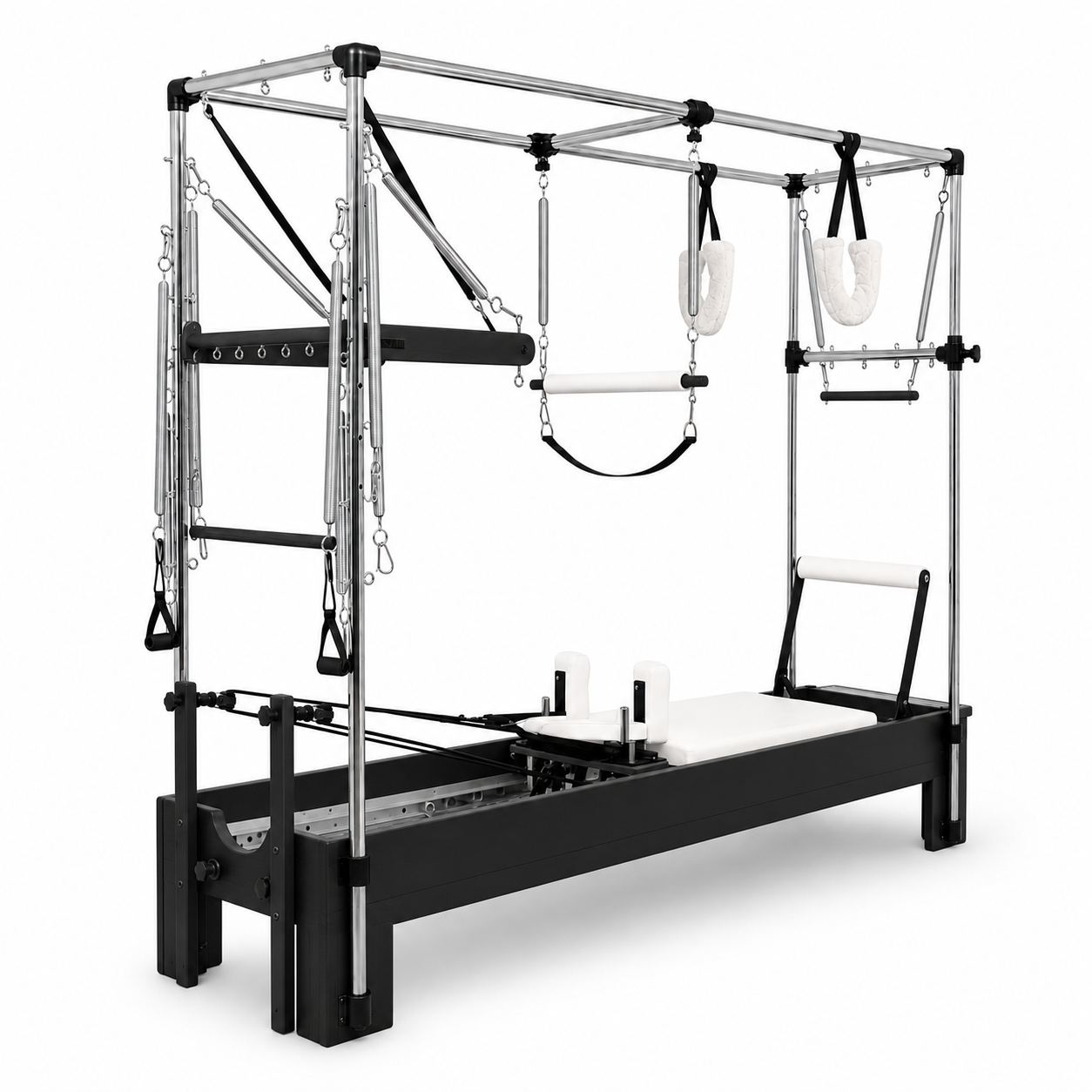 Norden Core Siyah Cadillac Reformer - Beyaz Deri