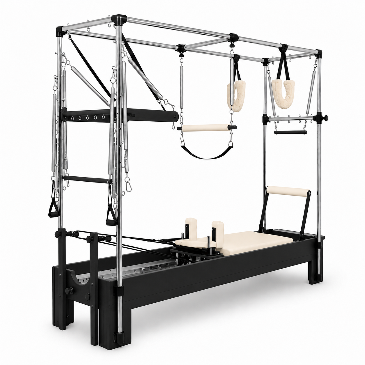 Norden Core Siyah Cadillac Reformer - Krem Deri