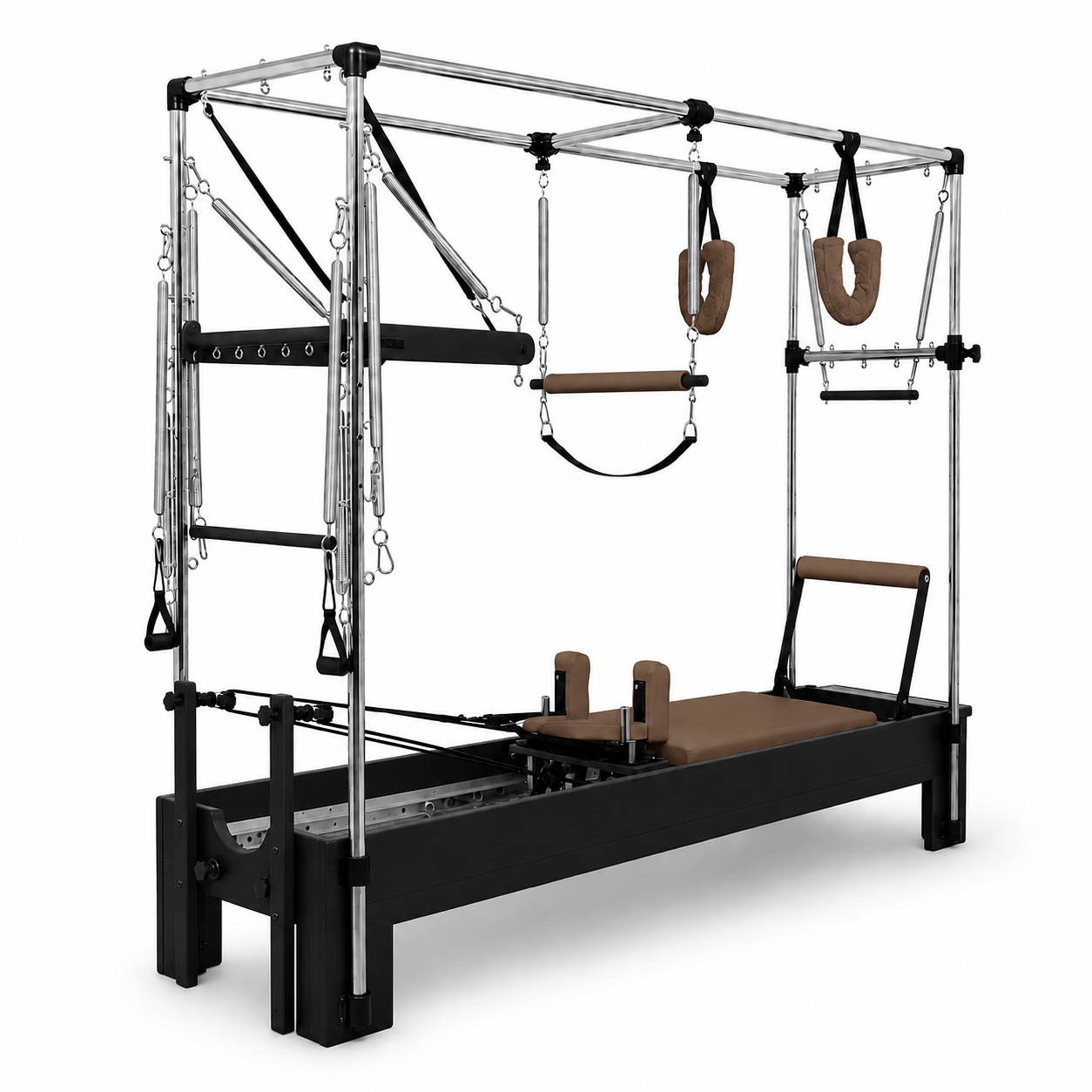 Norden Core Siyah Cadillac Reformer - Kahverengi Deri