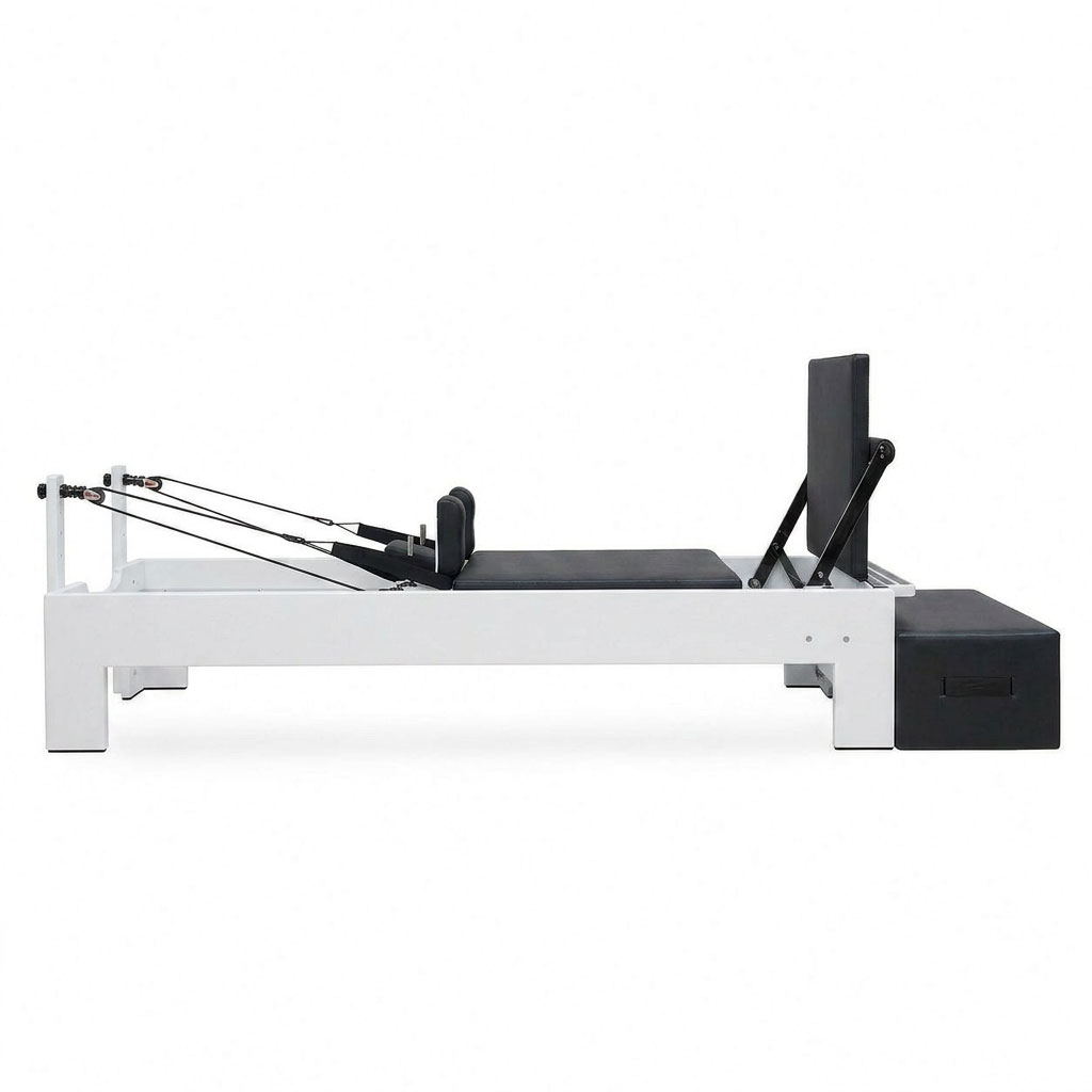 Norden Core Beyaz Basic Reformer - Siyah Deri