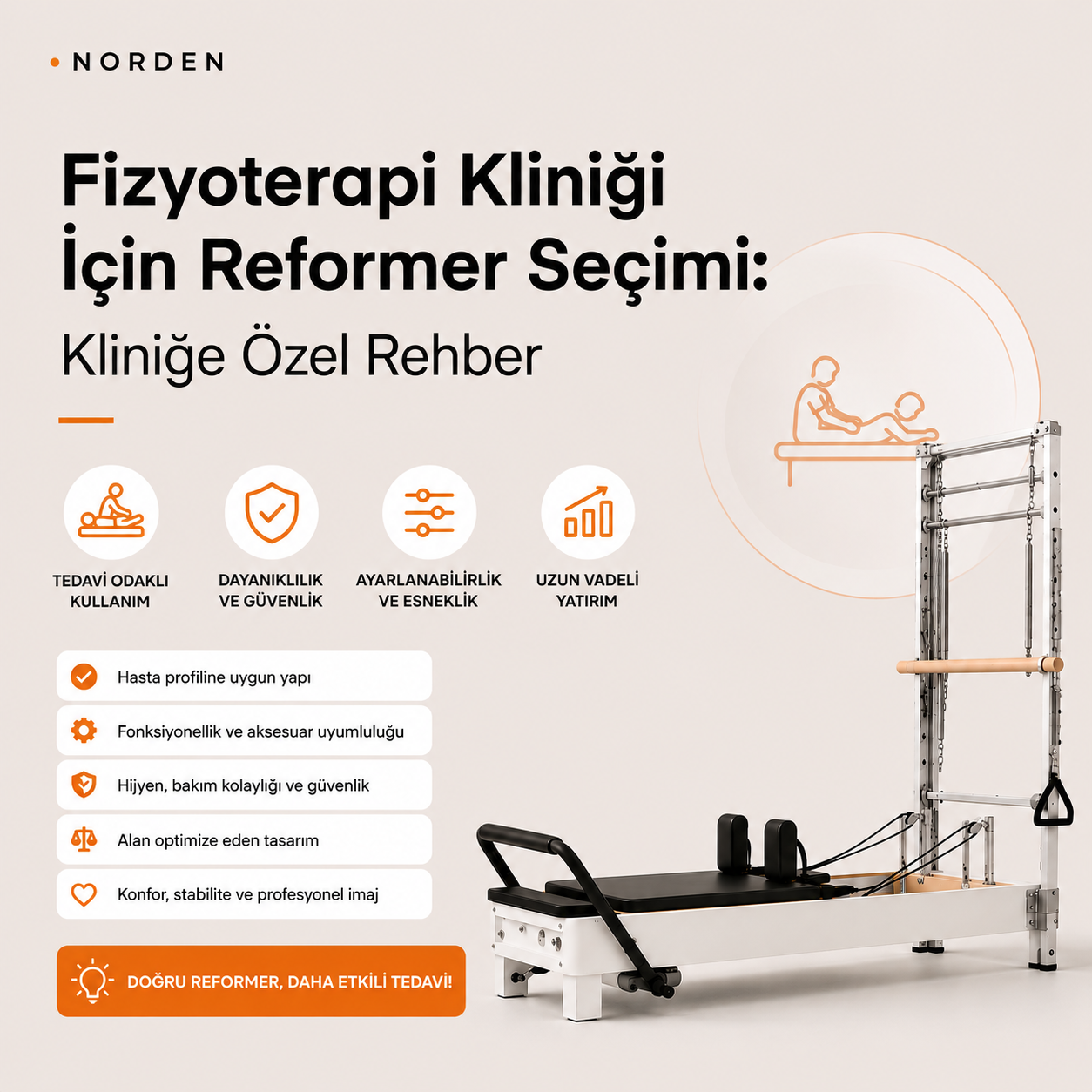Fizyoterapi Kliniği İçin Reformer Seçimi: Kliniğe Özel Rehber