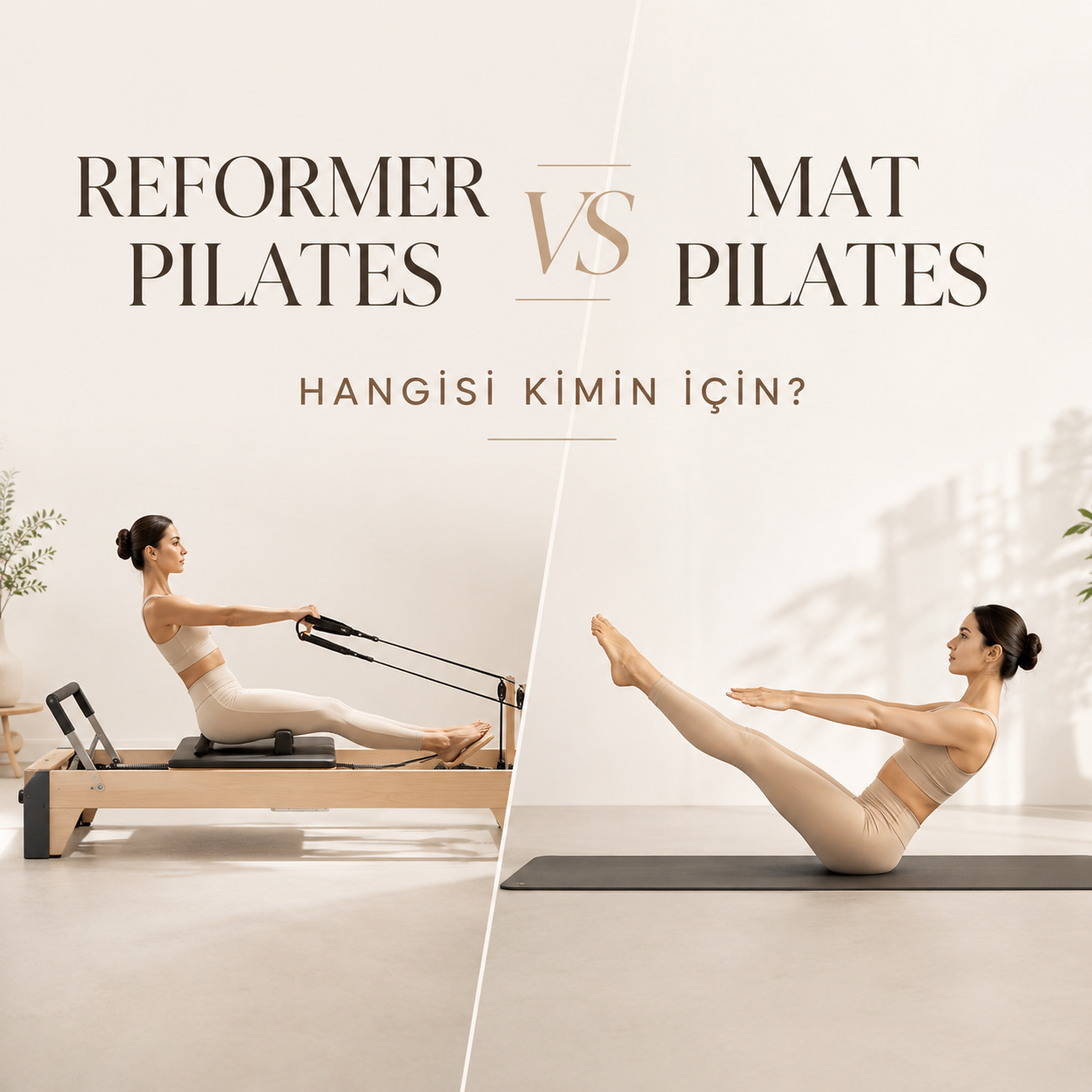 Reformer Pilates vs Mat Pilates: Hangisi Kimin İçin?