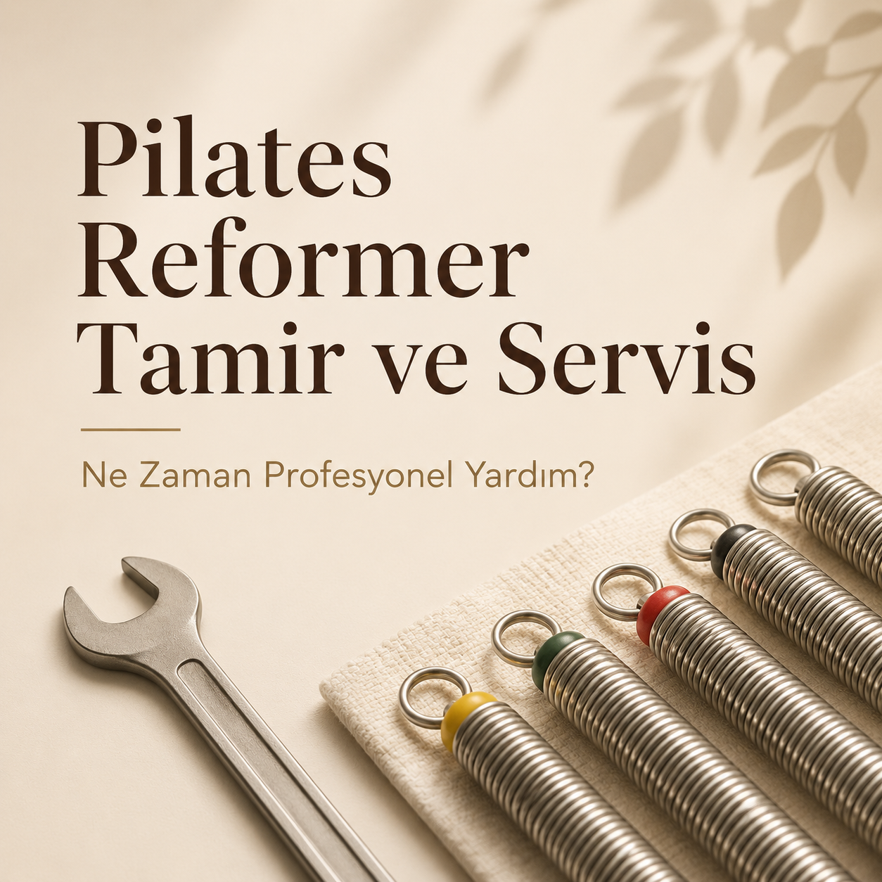 Pilates Reformer Tamir ve Servis: Ne Zaman Profesyonel Yardım?