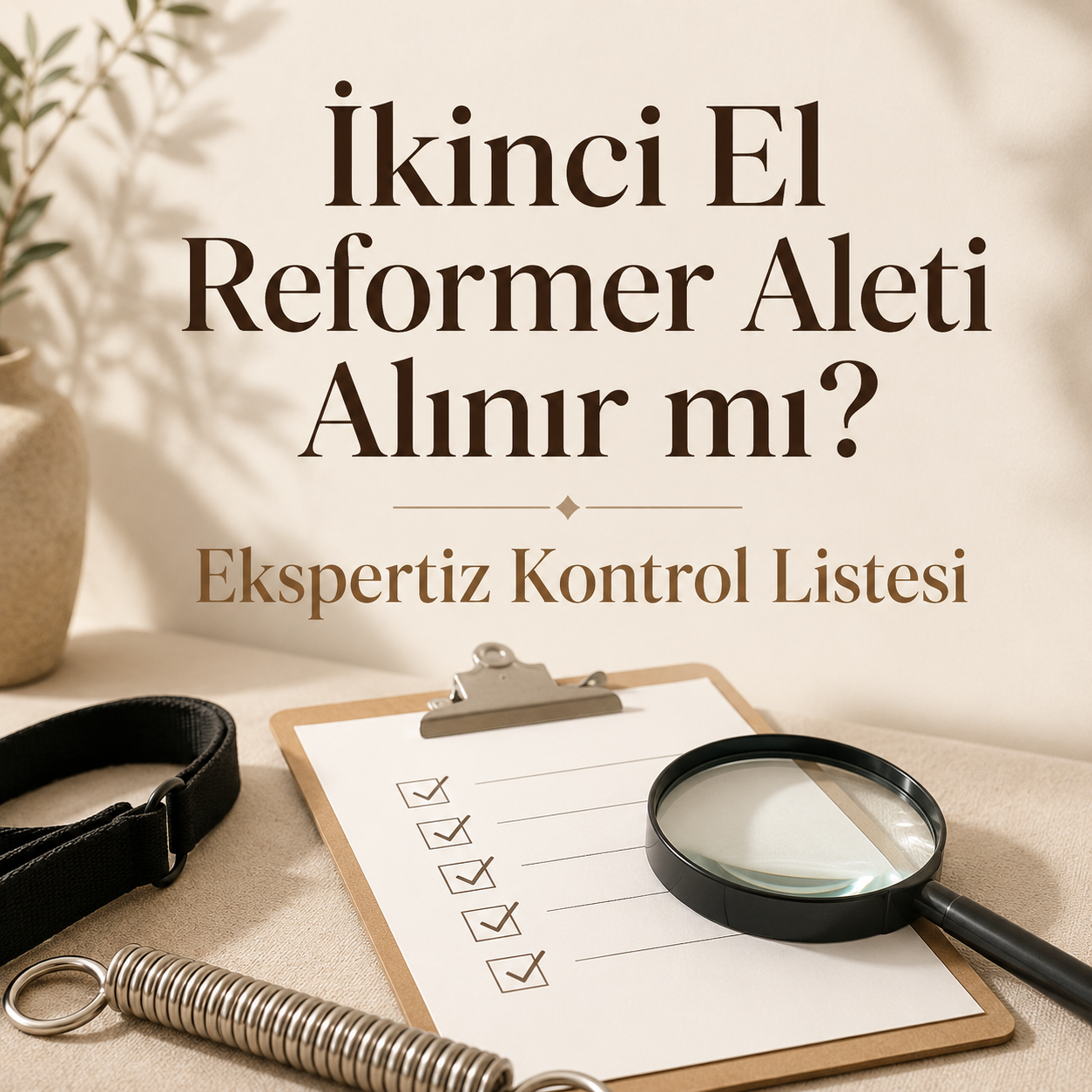 İkinci El Reformer Aleti Alınır mı? Ekspertiz Kontrol Listesi