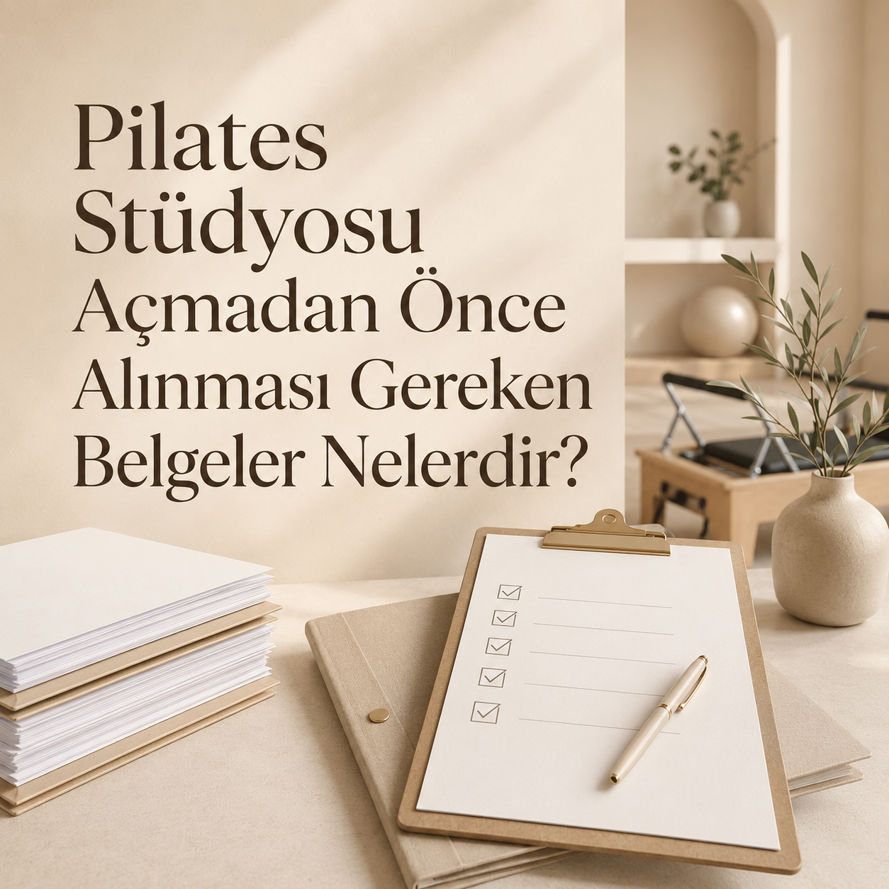 Pilates Stüdyosu Açmadan Önce Alınması Gereken Belgeler Nelerdir?